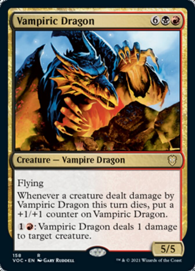 Vampiric Dragon [Innistrad: Crimson Vow Commander] | Red Riot Games CA