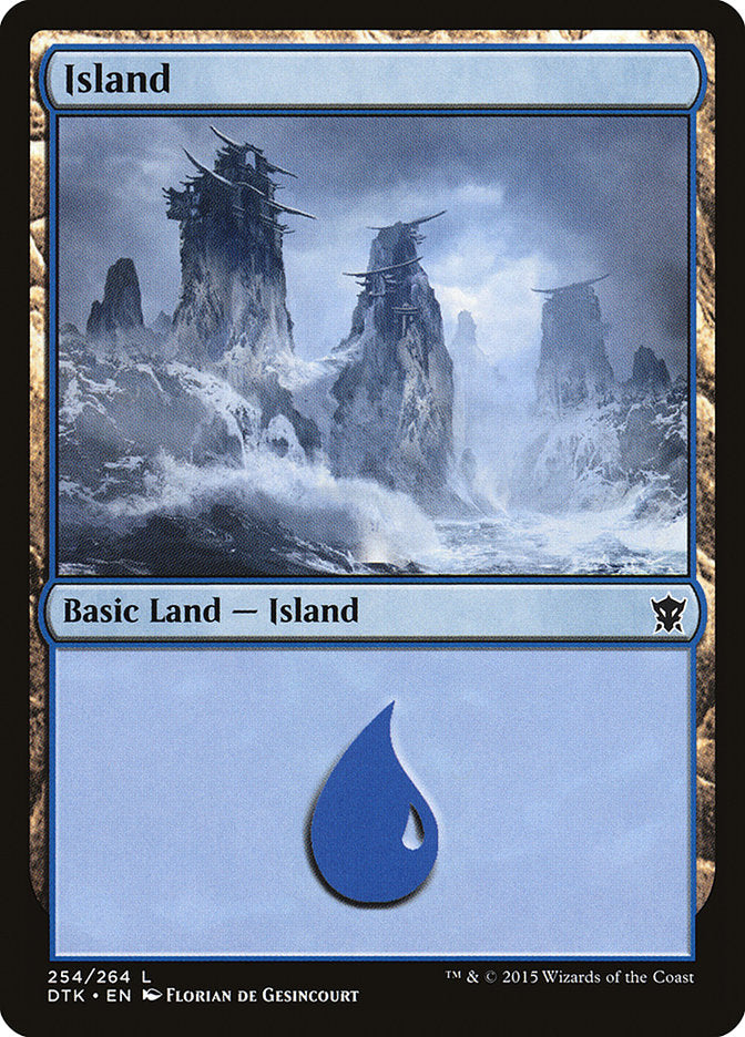 Island (254) [Dragons of Tarkir] | Red Riot Games CA