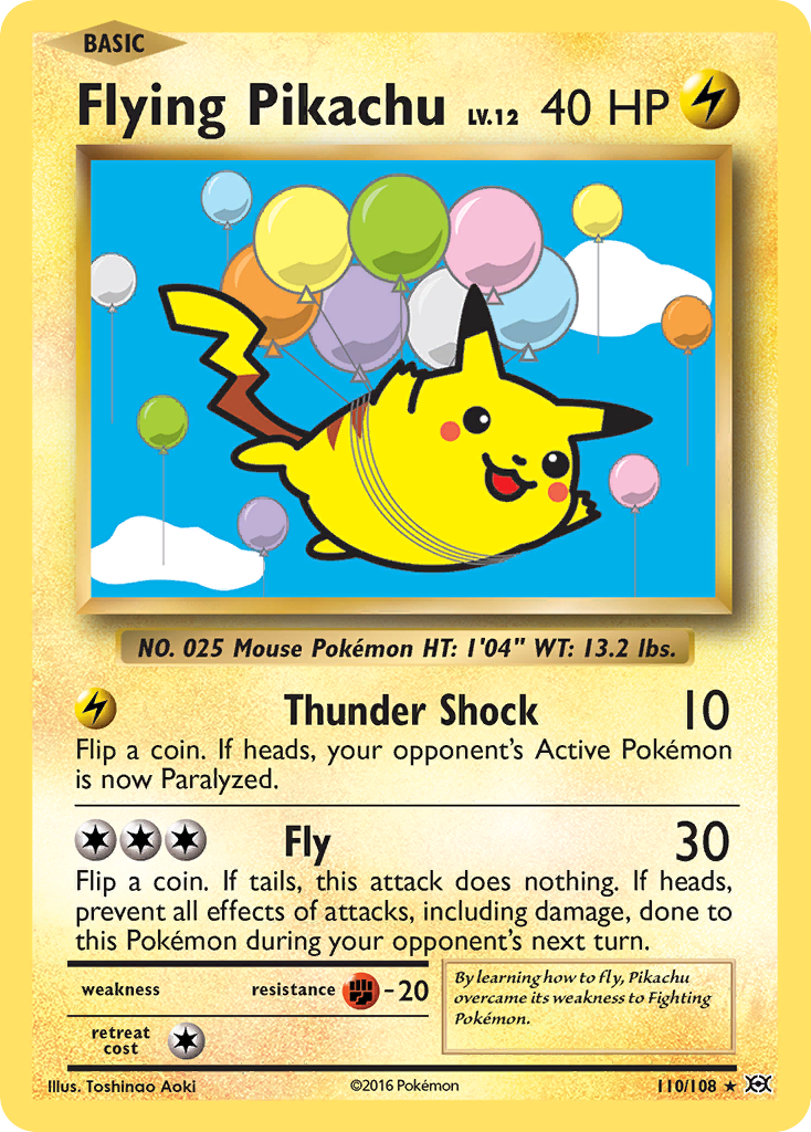 Flying Pikachu (110/108) [XY: Evolutions] | Red Riot Games CA