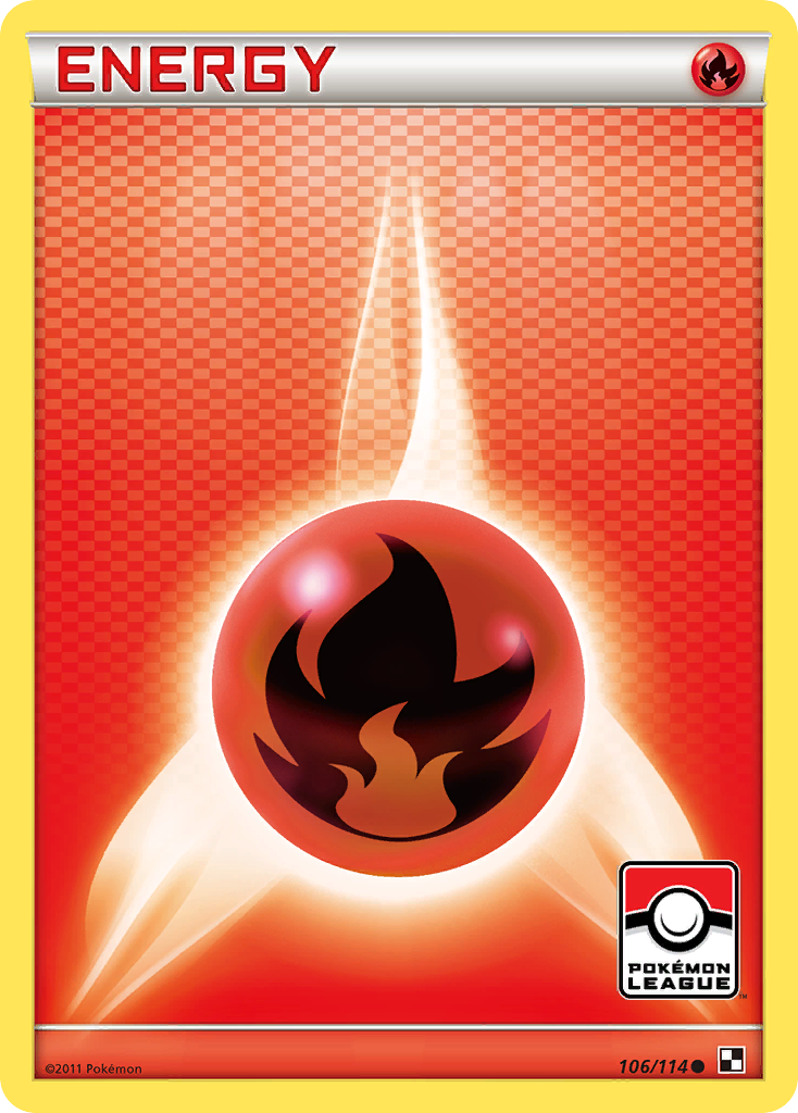 Fire Energy (106/114) [Black & White: Base Set] | Red Riot Games CA