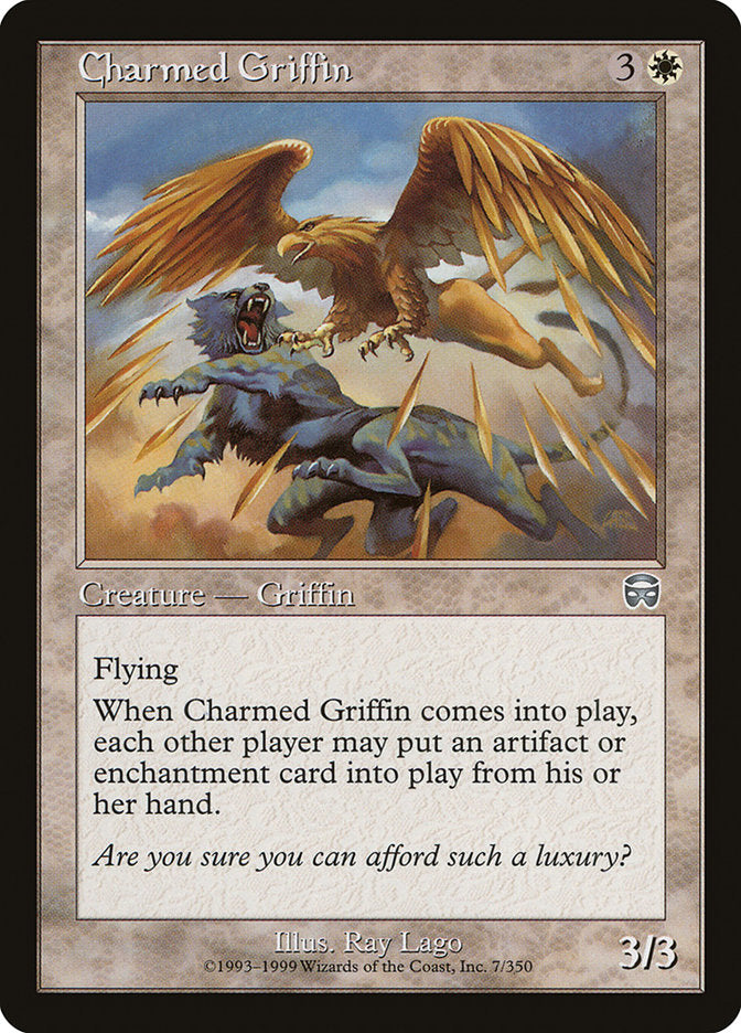 Charmed Griffin [Mercadian Masques] | Red Riot Games CA