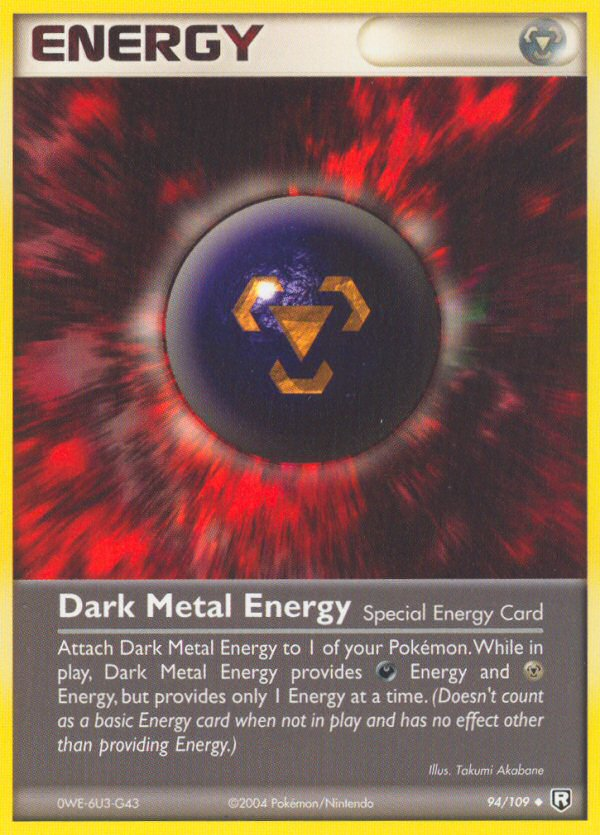 Dark Metal Energy (94/109) [EX: Team Rocket Returns] | Red Riot Games CA