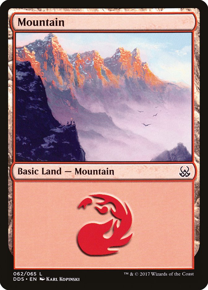 Mountain (62) [Duel Decks: Mind vs. Might] | Red Riot Games CA