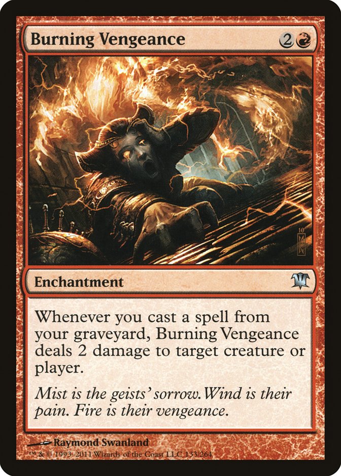 Burning Vengeance [Innistrad] | Red Riot Games CA