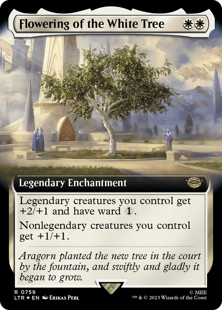 Flowering of the White Tree (Extended Art) (Surge Foil) [The Lord of the Rings: Tales of Middle-Earth] | Red Riot Games CA