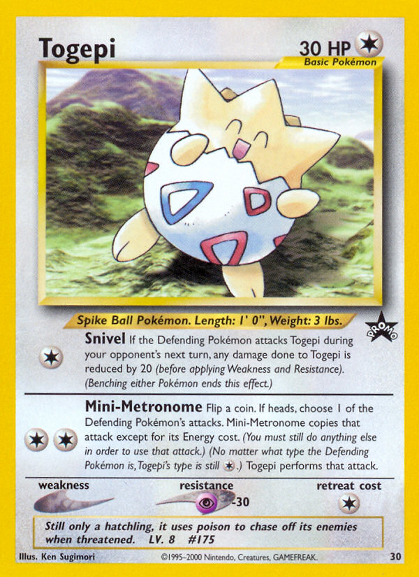 Togepi (30) [Wizards of the Coast: Black Star Promos] | Red Riot Games CA