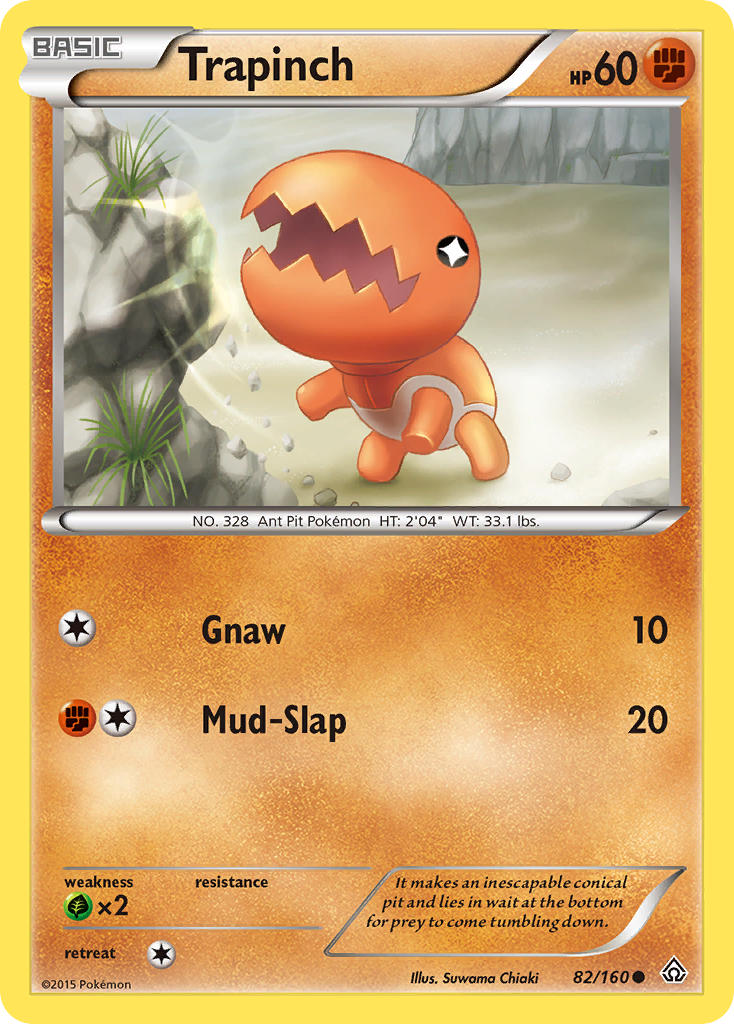 Trapinch (82/160) [XY: Primal Clash] | Red Riot Games CA