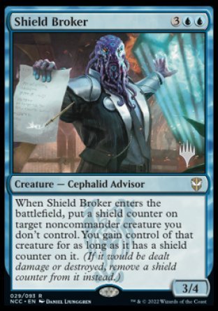 Shield Broker (Promo Pack) [Streets of New Capenna Commander Promos] | Red Riot Games CA