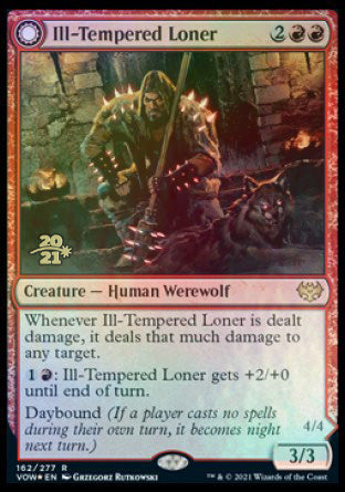 Ill-Tempered Loner // Howlpack Avenger [Innistrad: Crimson Vow Prerelease Promos]