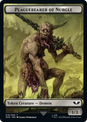 Spawn // Plaguebearer of Nurgle Double-Sided (Surge Foil) [Warhammer 40,000 Tokens] | Red Riot Games CA
