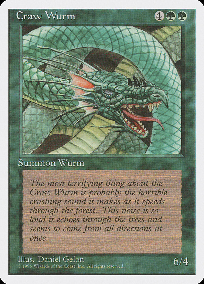 Craw Wurm [Fourth Edition] | Red Riot Games CA