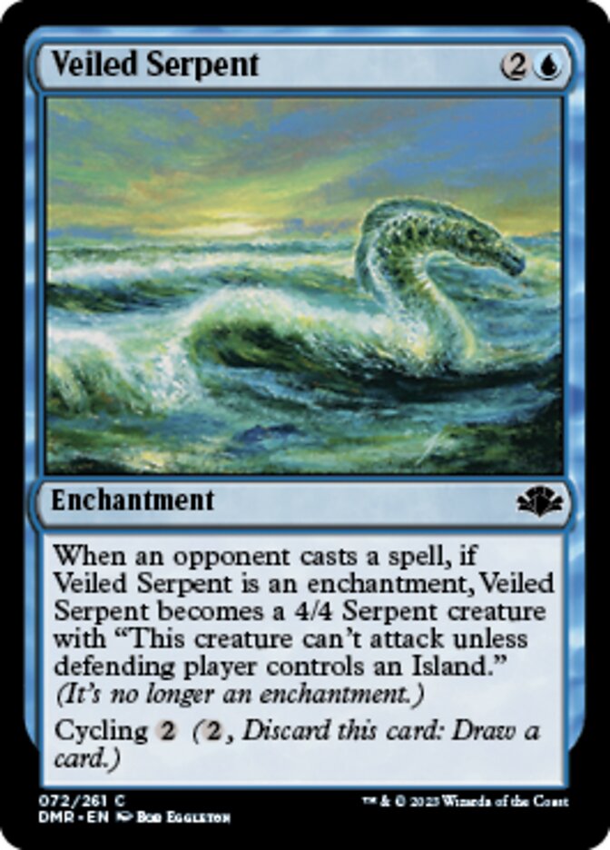 Veiled Serpent [Dominaria Remastered] | Red Riot Games CA