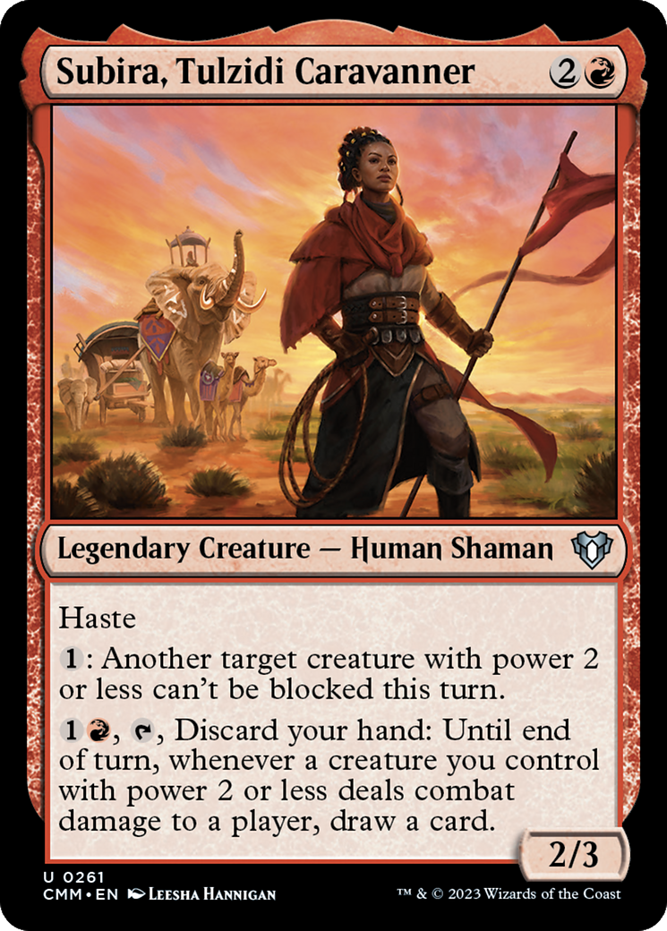 Subira, Tulzidi Caravanner [Commander Masters] | Red Riot Games CA