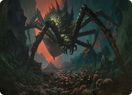 Shelob, Child of Ungoliant Art Card [The Lord of the Rings: Tales of Middle-earth Art Series] | Red Riot Games CA