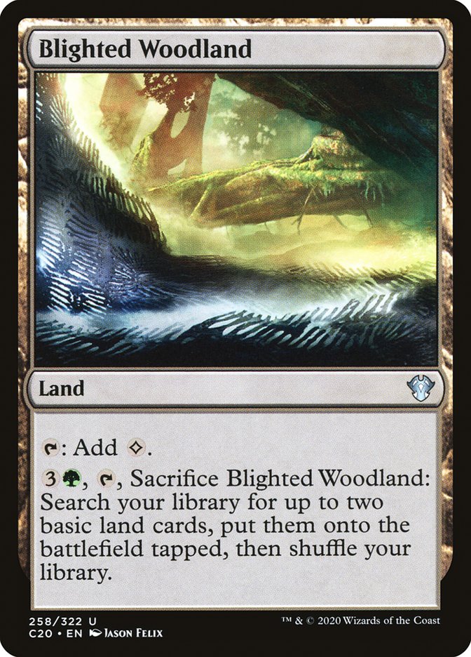 Blighted Woodland [Commander 2020] | Red Riot Games CA