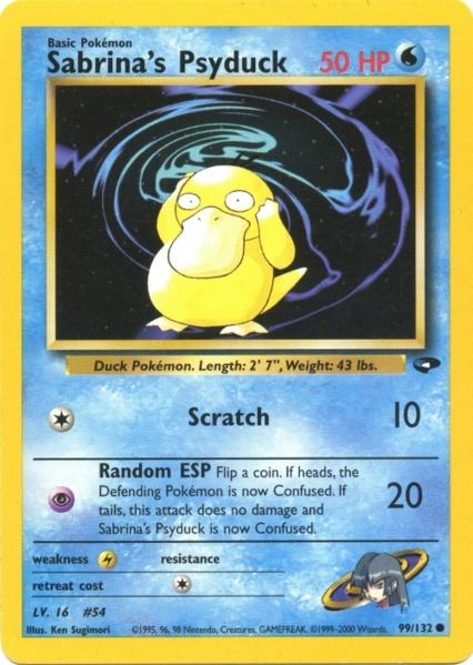 Sabrina's Psyduck (99/132) [Gym Challenge Unlimited] | Red Riot Games CA