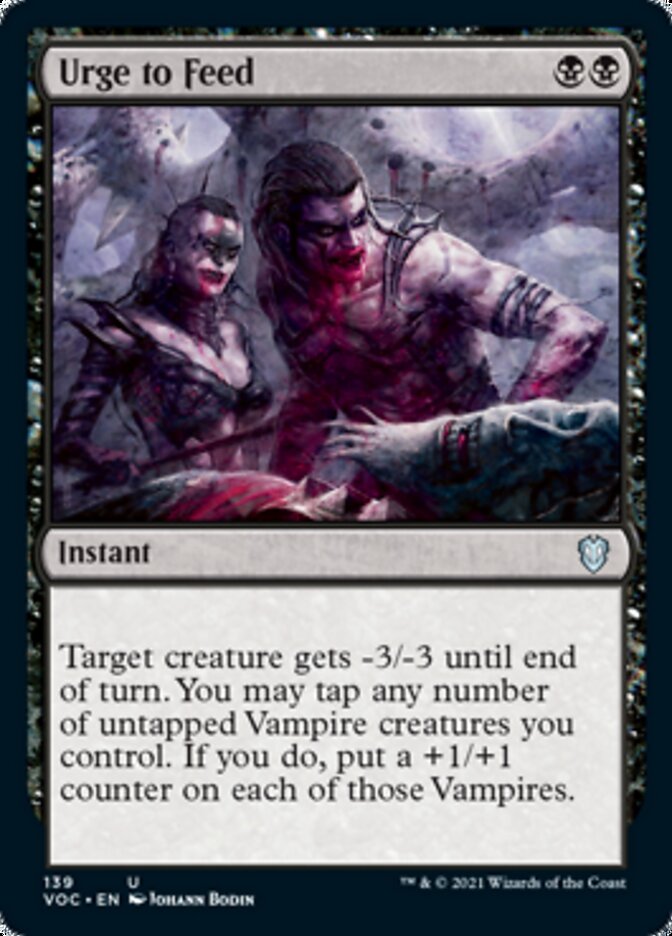 Urge to Feed [Innistrad: Crimson Vow Commander] | Red Riot Games CA