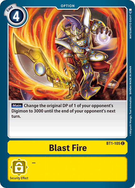 Blast Fire [BT1-105] [Release Special Booster Ver.1.0] | Red Riot Games CA