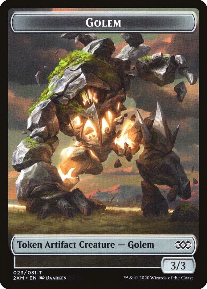 Golem Token [Double Masters Tokens] | Red Riot Games CA