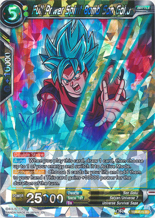 Full Power Spirit Bomb Son Goku (Shatterfoil) (TB1-075) [Dragon Brawl] | Red Riot Games CA