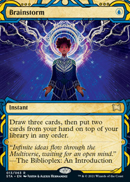 Brainstorm (Foil Etched) [Strixhaven: School of Mages Mystical Archive] | Red Riot Games CA
