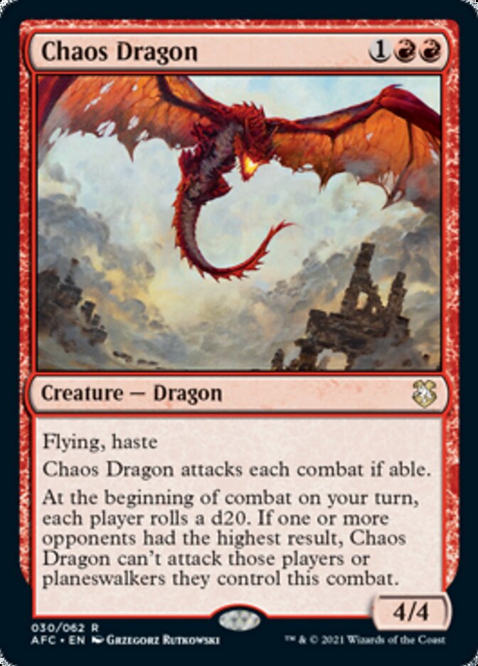 Chaos Dragon [Dungeons & Dragons: Adventures in the Forgotten Realms Commander] | Red Riot Games CA