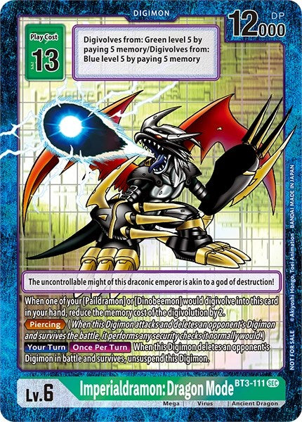 Imperialdramon Dragon Mode [BT3-111] [Revision Pack Cards] | Red Riot Games CA