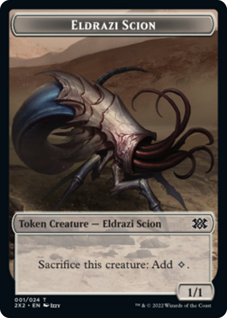 Saproling // Eldrazi Scion Double-Sided Token [Double Masters 2022 Tokens] | Red Riot Games CA