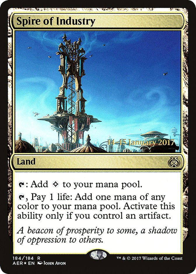 Spire of Industry [Aether Revolt Prerelease Promos] | Red Riot Games CA