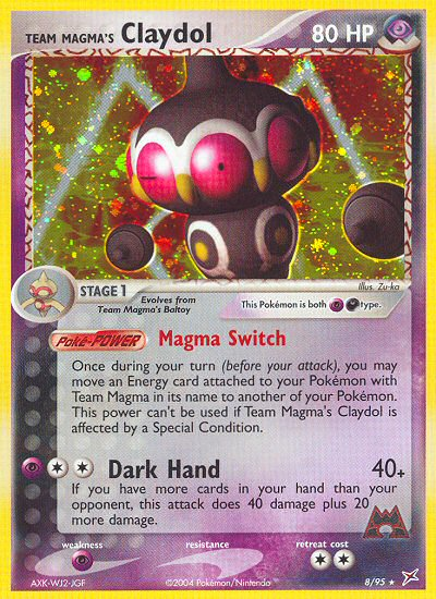 Team Magma's Claydol (8/95) [EX: Team Magma vs Team Aqua] | Red Riot Games CA