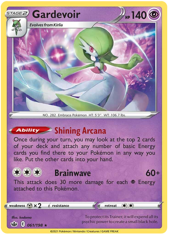 Gardevoir (061/198) (Theme Deck Exclusive) [Sword & Shield: Chilling Reign] | Red Riot Games CA