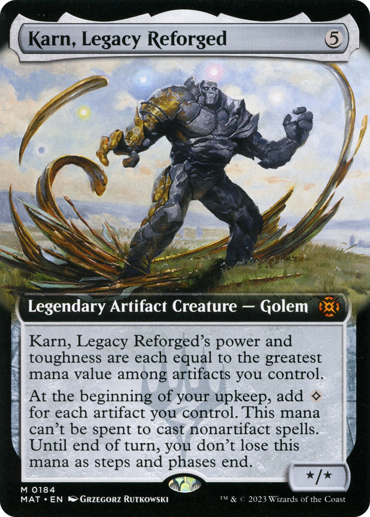 Karn, Legacy Reforged (Extended Art) [March of the Machine: The Aftermath] | Red Riot Games CA