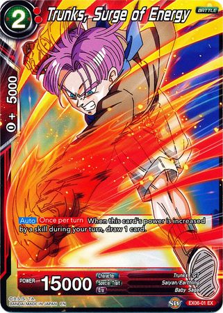 Trunks, Surge of Energy (EX06-01) [Special Anniversary Set] | Red Riot Games CA