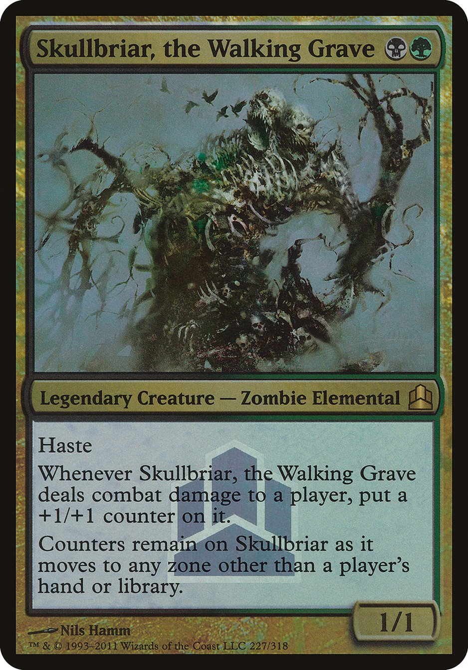 Skullbriar, the Walking Grave (Launch) (Oversized) [Commander 2011 Oversized] | Red Riot Games CA