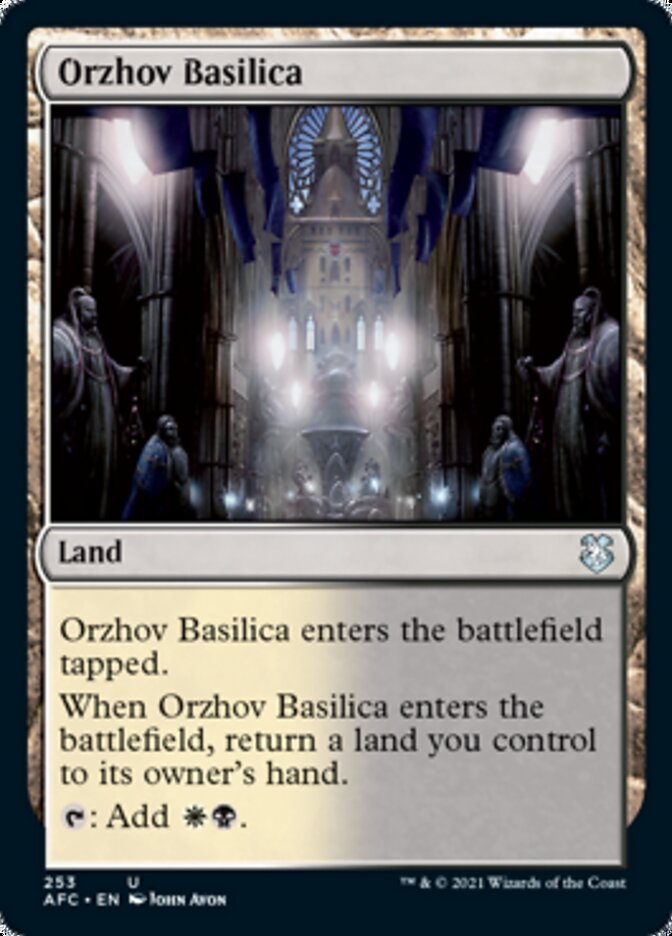 Orzhov Basilica [Dungeons & Dragons: Adventures in the Forgotten Realms Commander] | Red Riot Games CA