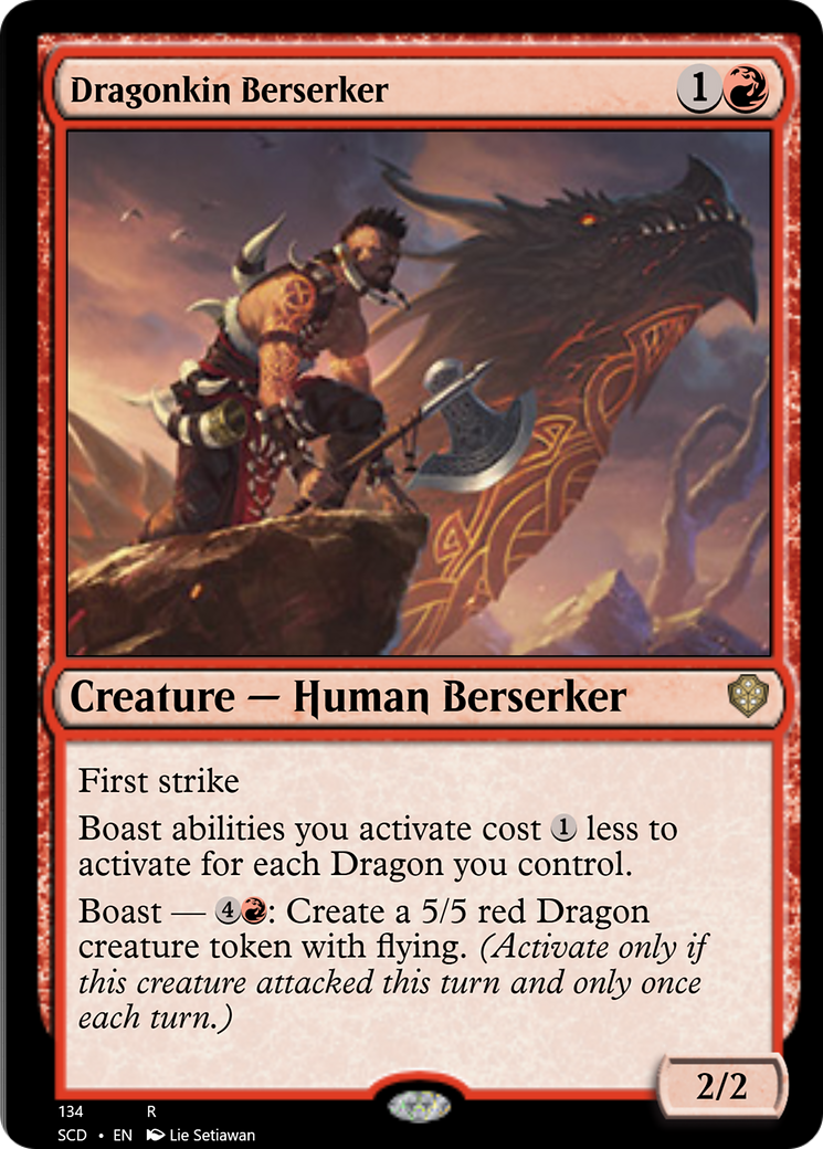 Dragonkin Berserker [Starter Commander Decks] | Red Riot Games CA