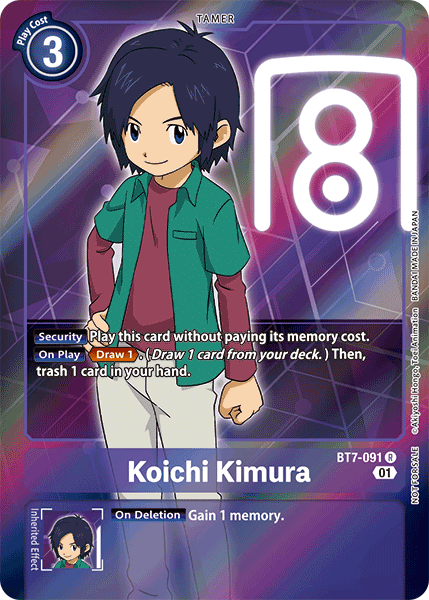 Koichi Kimura [BT7-091] (Alternative Art - Box Topper) [Next Adventure] | Red Riot Games CA