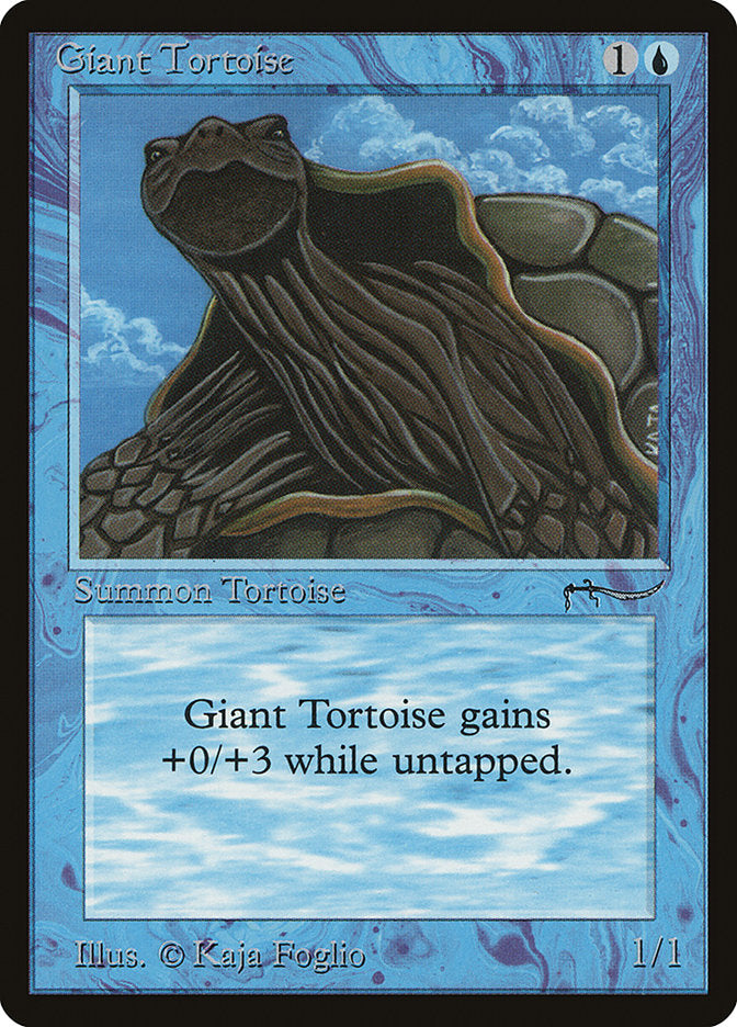 Giant Tortoise (Light Mana Cost) [Arabian Nights] | Red Riot Games CA