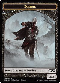 Zombie // Thopter Double-Sided Token (Game Night) [Core Set 2019 Tokens] | Red Riot Games CA