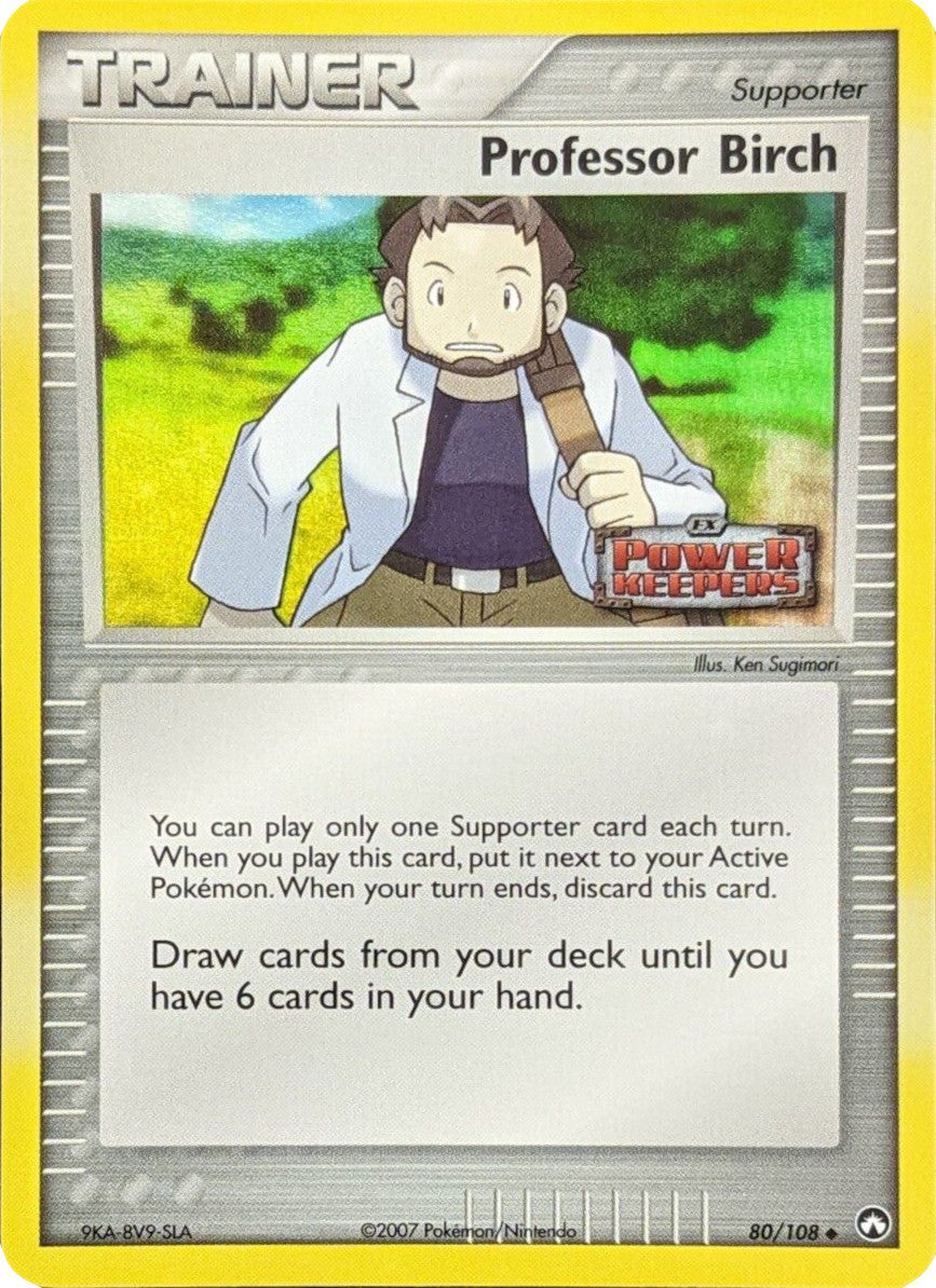 Professor Birch (80/108) (Stamped) [EX: Power Keepers] | Red Riot Games CA