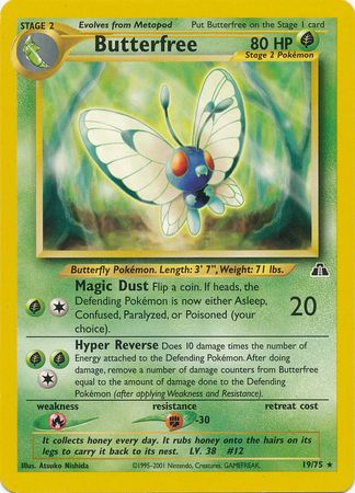 Butterfree (19/75) [Neo Discovery Unlimited] | Red Riot Games CA