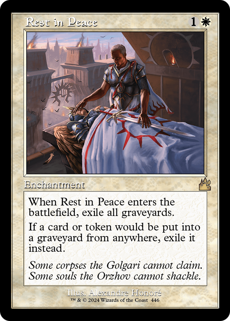 Rest in Peace (Retro Frame) [Ravnica Remastered] | Red Riot Games CA