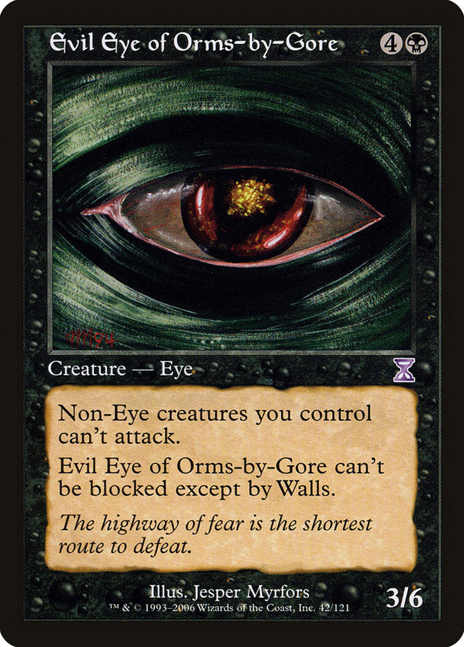 Evil Eye of Orms-by-Gore [Time Spiral Timeshifted] | Red Riot Games CA