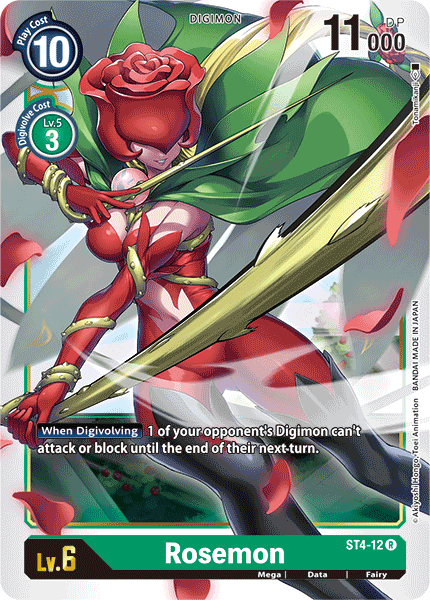 Rosemon [ST4-12] [Starter Deck: Giga Green] | Red Riot Games CA