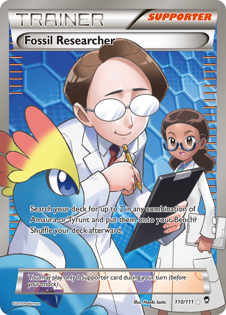 Fossil Researcher (110/111) [XY: Furious Fists] | Red Riot Games CA