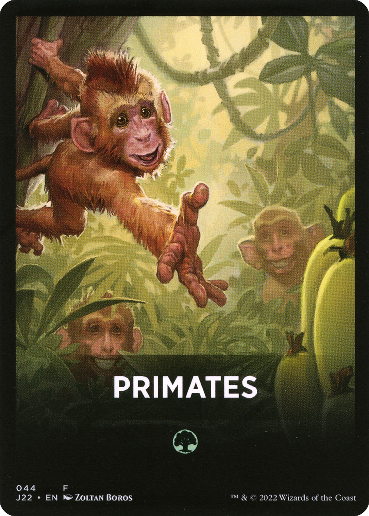 Primates Theme Card [Jumpstart 2022 Front Cards] | Red Riot Games CA