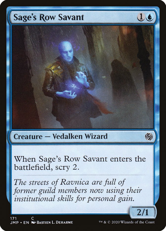 Sage's Row Savant [Jumpstart] | Red Riot Games CA