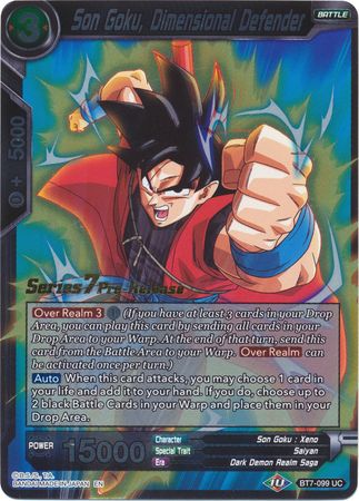 Son Goku, Dimensional Defender (BT7-099_PR) [Assault of the Saiyans Prerelease Promos] | Red Riot Games CA
