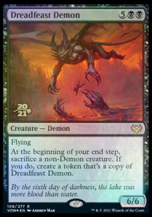 Dreadfeast Demon [Innistrad: Crimson Vow Prerelease Promos] | Red Riot Games CA