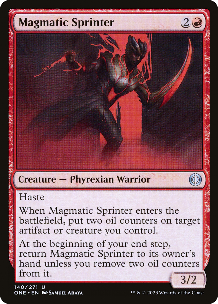 Magmatic Sprinter [Phyrexia: All Will Be One] | Red Riot Games CA